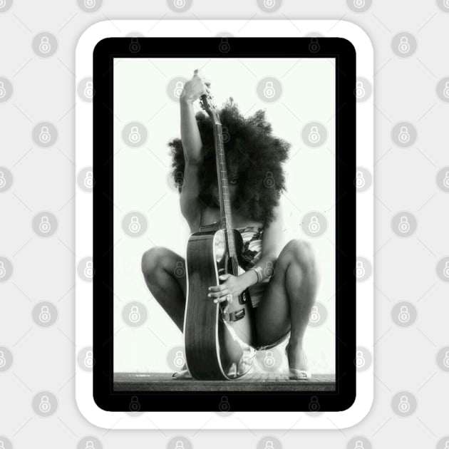 Erykah Badu | Vintage RNB Sticker by Sarah Agalo